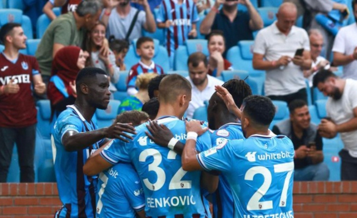 Trabzonspor kenetlendi