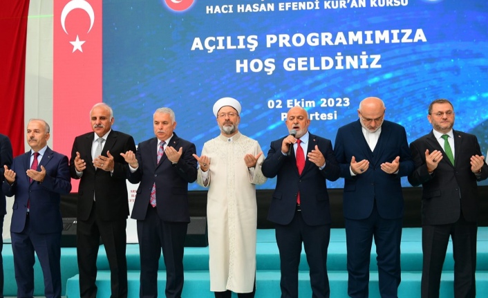 Yeşilyalı Hacı Hasan Efendi Kur’an Kursu Külliyesi'nin Açılışı Gerçekleştirildi