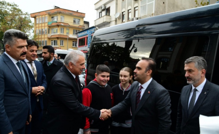 Sanayi ve Teknoloji Bakanı Mehmet Fatih Kacır, Valiliğimizi Ziyaret Etti