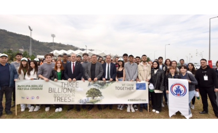 Trabzon’da Cumhuriyet Ormanına fidan dikimi gerçekleştirildi