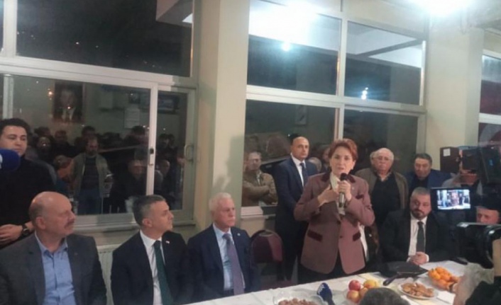 Genel başkan Akşener yomra‘da