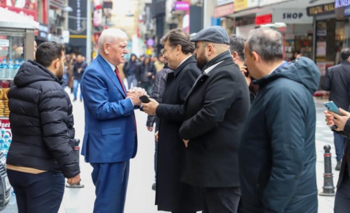 Başkan adayı Aydın Başkan gümrükçü ile bir araya geldi.