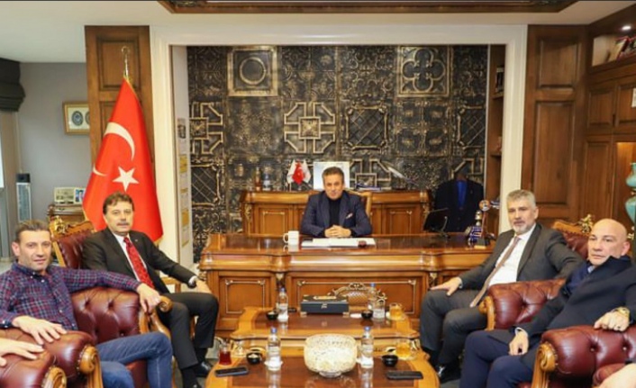 Milletvekili Aydın Başkan Hekimoğlu’nu ziyaret etti.