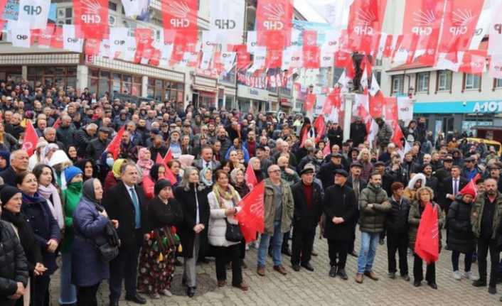 Başkan adayı Tokgöz’ün Adayı tanıtımı mitinge dönüştü.