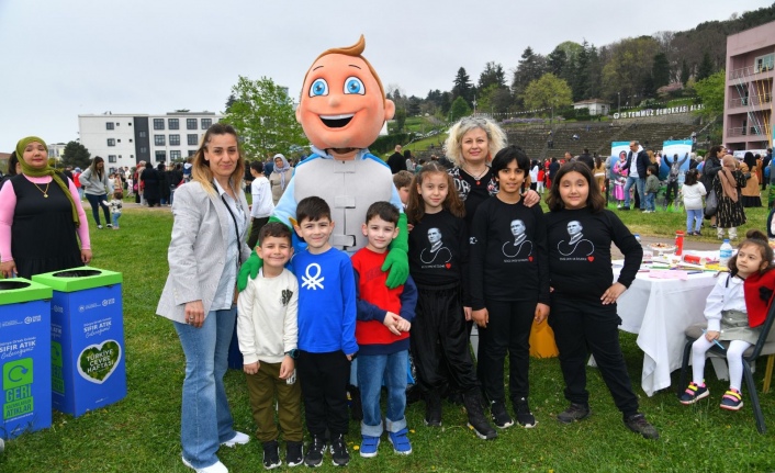 Ortahisar Belediyesi çocukların 23 Nisan sevincine ortak oldu