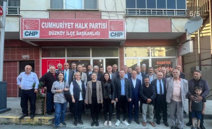 CHP Düzköy ilçe danışma kurulu toplantısı yapıldı.