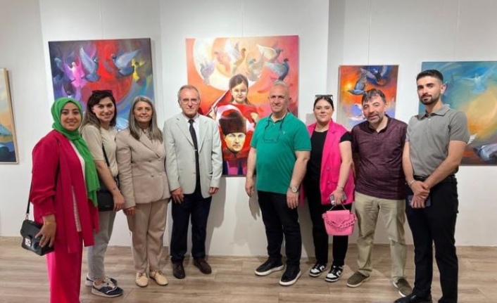 Ressam Kadir şişkinoğlunun sergisi açıldı