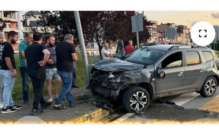 Vakfıkebir’de trafik kazası.