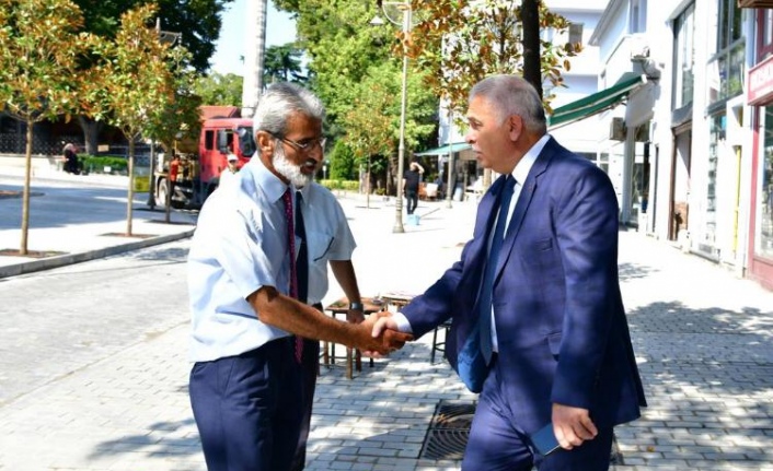 Vali Yıldırım, Muhtar Kara’yı Ziyaret Etti