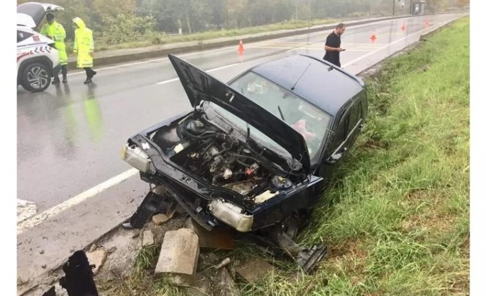 Akçaabat-Düzköy Yolunda Trafik Kazası