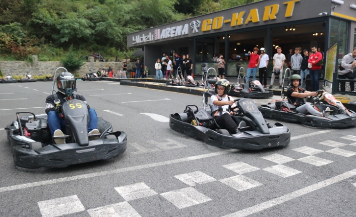 Akçaabat'ta Go-Kart Turnuvası Nefesleri Kesti