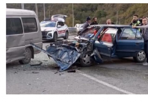 Maçka’da trafik kazası 5 yaralı