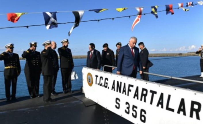 Vali Yıldırım'dan TCG Anafartalar'a Ziyaret