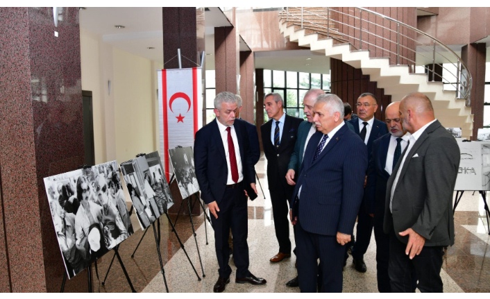 Vali Yıldırım, KKTC'nin 50. Yıl Sergisi'ni Ziyaret Etti