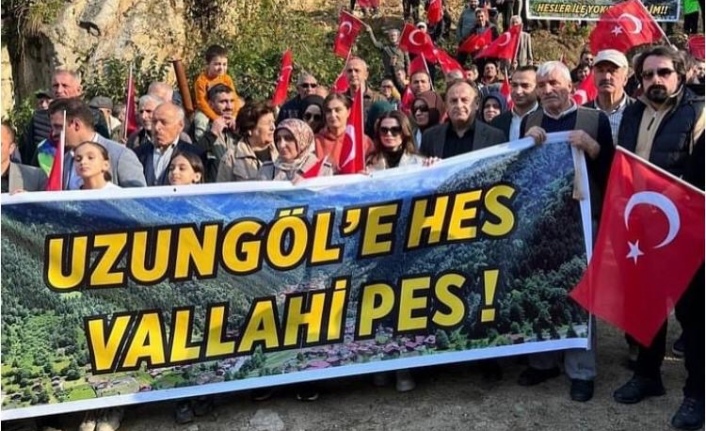 Başkan Bak Uzungöle HES vallahi PES dedi