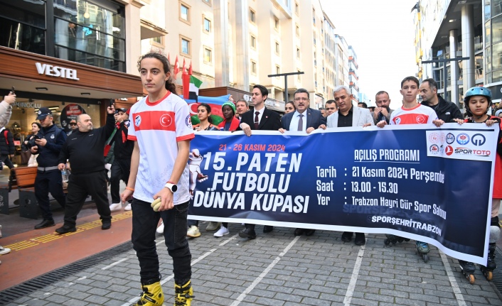 Dünya Şehri Trabzon'da Paten Futbolu Başlıyor