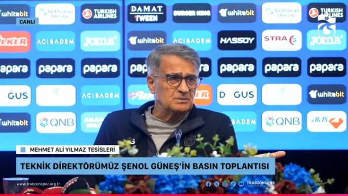 Şenol Güneş basın toplantısı düzenledi