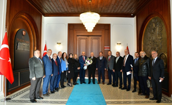 10 Aralık Dünya İnsan Hakları Günü Dolayısıyla Vali Aziz Yıldırım'a Ziyaret