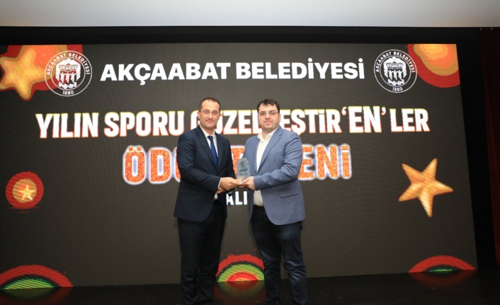 AKÇAABAT’TA SPORU GÜZELLEŞTİR’EN’LER ONURLANDIRILDI