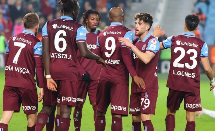 Trabzonspor 3-Alanyaspor 0.