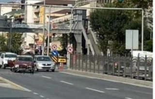 Haçkalı hoca kavşağında trafik kazası 2.Yaralı.