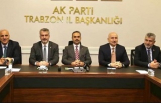 Bakan Kaçır ve Beraberindekiler Parti il Binasında...