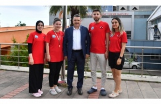 Ortahisar Belediyesi Spor Kompleksi başarılı sporculara...