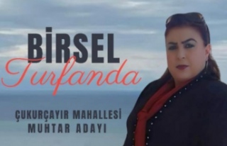 Birsel Turfanda muhtar adayı.