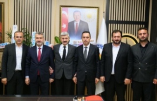 Başkanlar başkan Çebi’yi ziyaret ettiler.