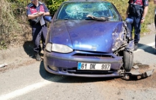 Ortahisar’da trafik kazası 4 yaralı.