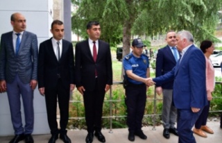 Aziz Yıldırım, Emniyet Teşkilatıyla Bayramlaştı