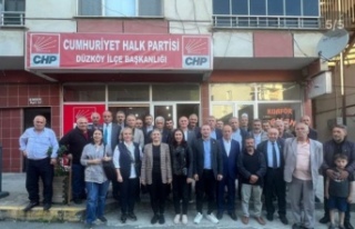 CHP Düzköy ilçe danışma kurulu toplantısı yapıldı.