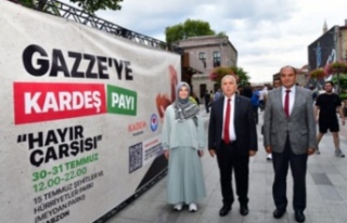 Vali Aziz Yıldırım, Hayır Çarşısı'nı...