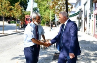 Vali Yıldırım, Muhtar Kara’yı Ziyaret Etti