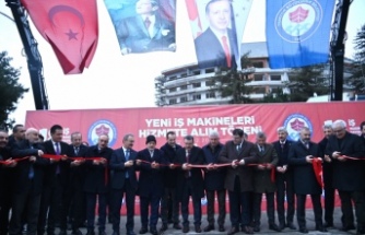 BÜYÜKŞEHİR'E 18 YENİ İŞ MAKİNESİ