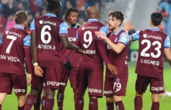 Trabzonspor 3-Alanyaspor 0.